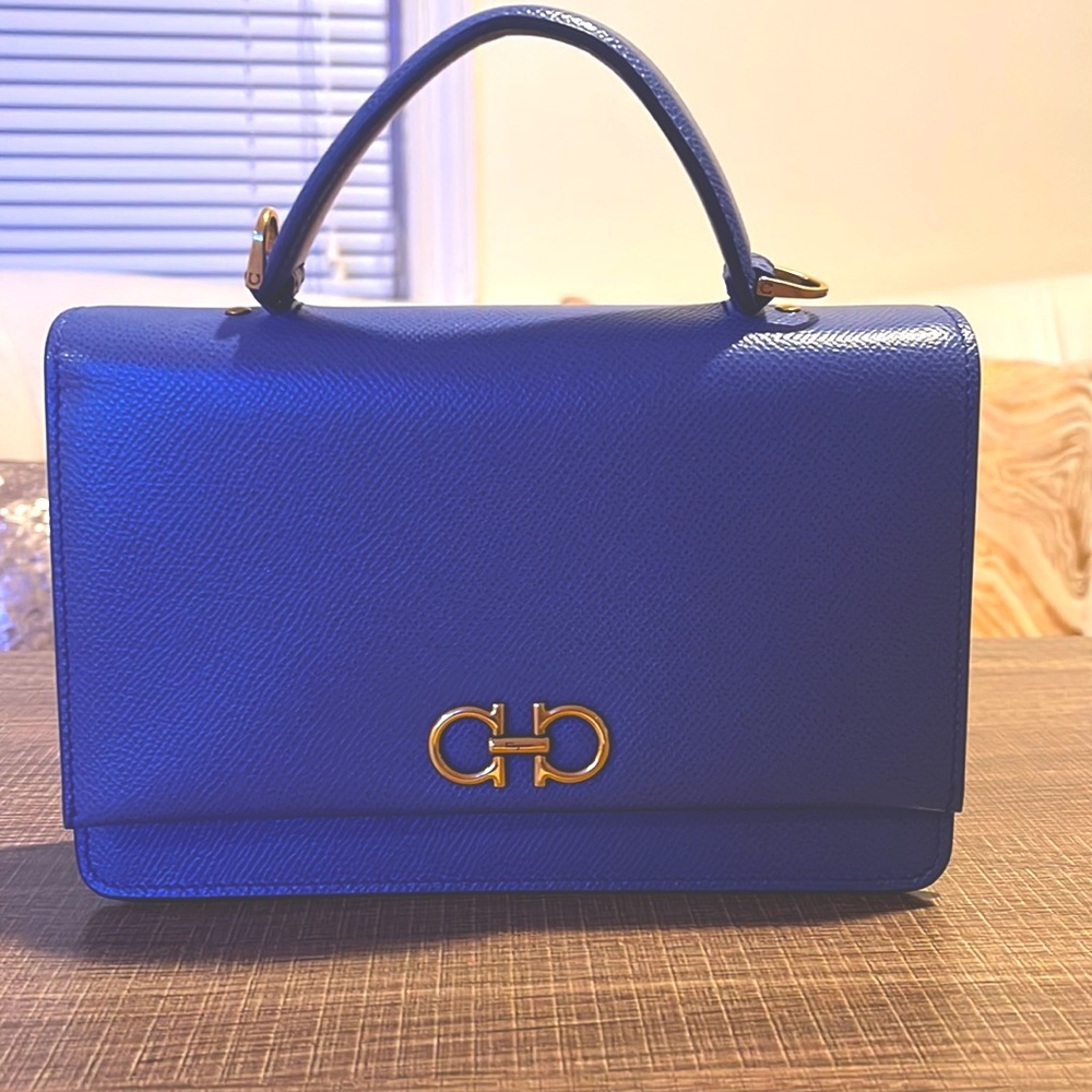 Gancini Mini Top Handle Bag. Brand new with Tags.